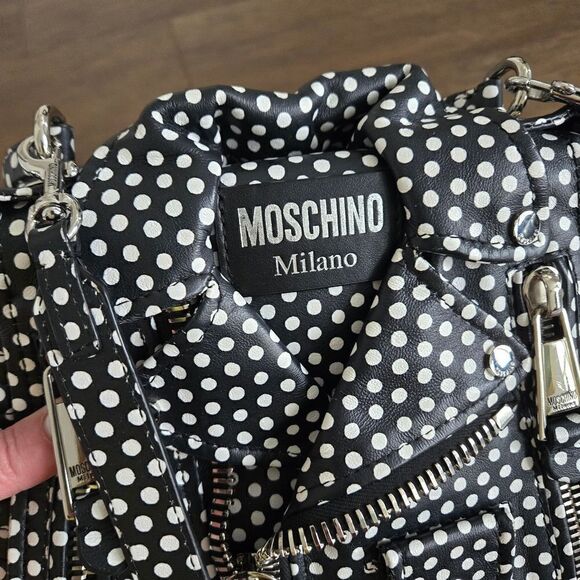Moschino Couture Biker Bag Polka Dot - Picture 16 of 16